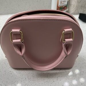 Pink crossbody bag